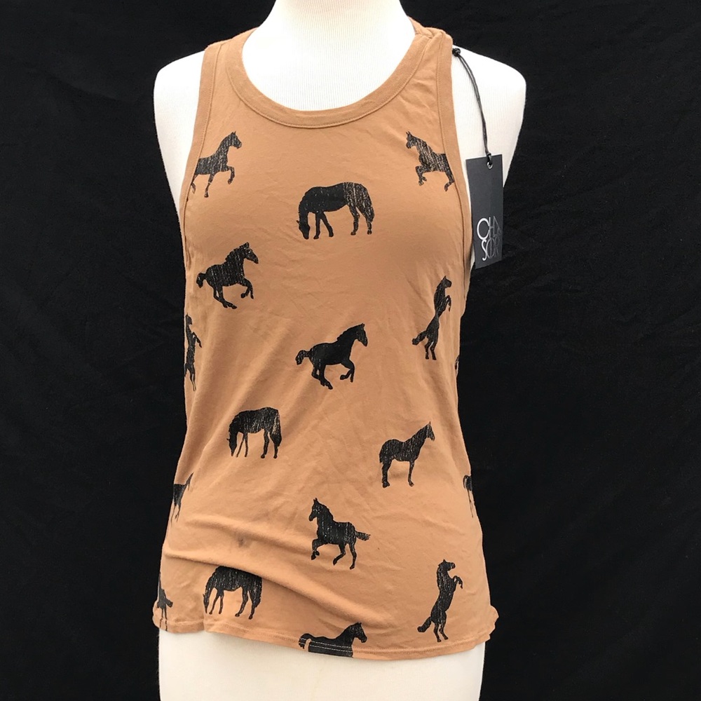 Chaser: Mustard/Brown Horse Tank